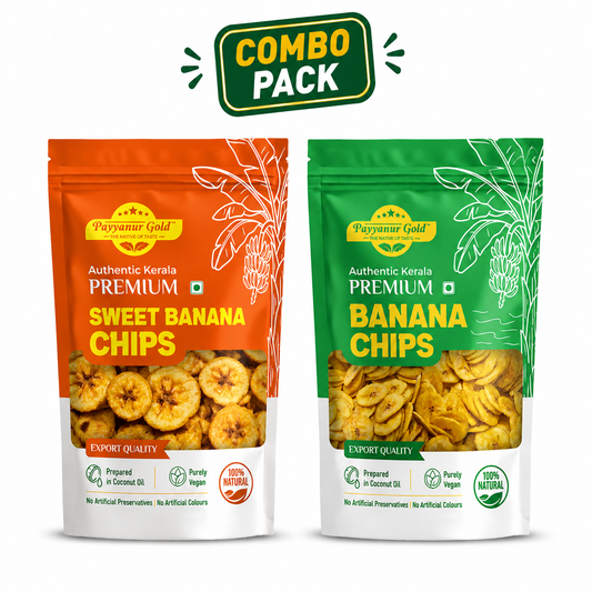 Combo Pack (Banana Chips 400g, Sweet Banana Chips 400g)